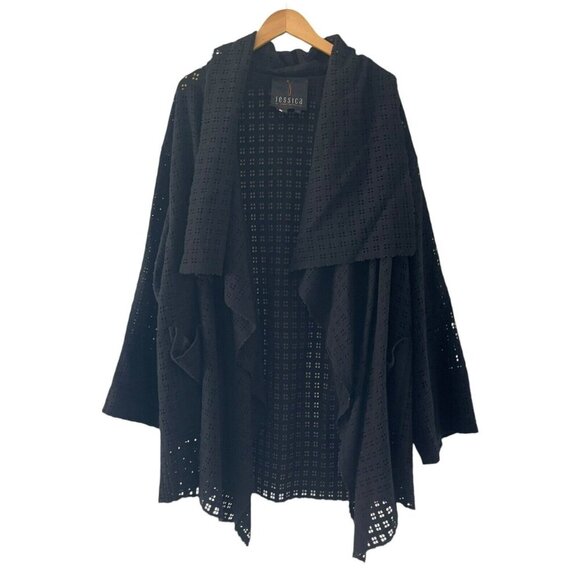 Jessica by Christopher Lai Women’s Sweater Cardigan Wool Blend Size L - Picture 1 of 12